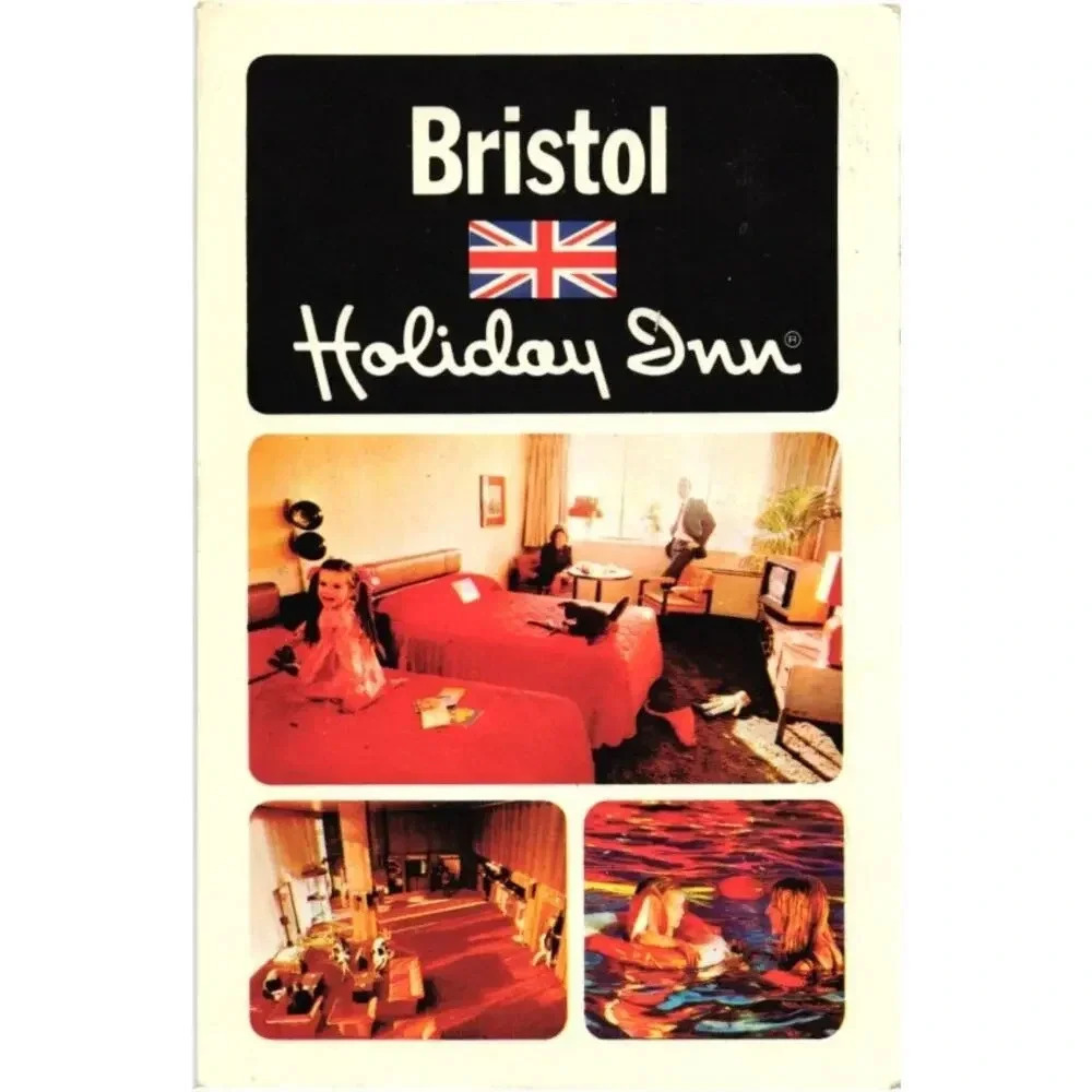Bristol Holiday Inn Old Market England Advertisement Postcard
